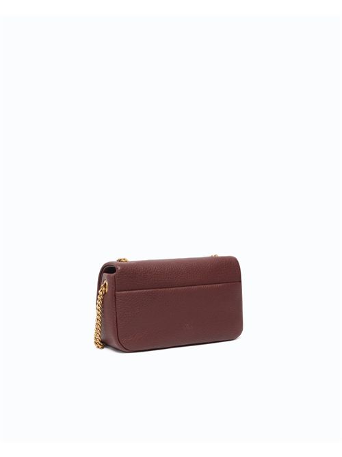 Borsa a tracolla Mini Love Bag Click Soft Horizontal in pelle fiore PINKO | 107038A3CX/L88Q